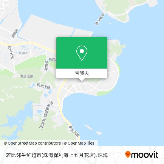 若比邻生鲜超市(珠海保利海上五月花店)地图