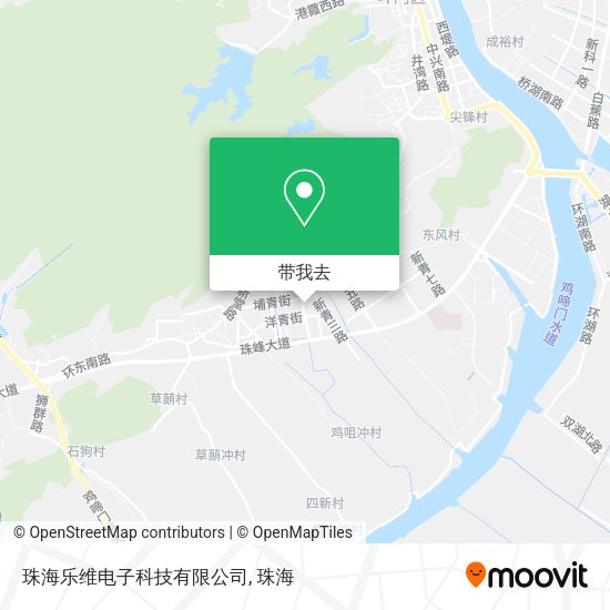 珠海乐维电子科技有限公司地图