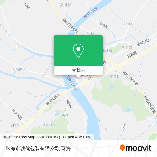 珠海市诚优包装有限公司地图