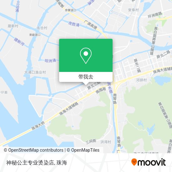 神秘公主专业烫染店地图