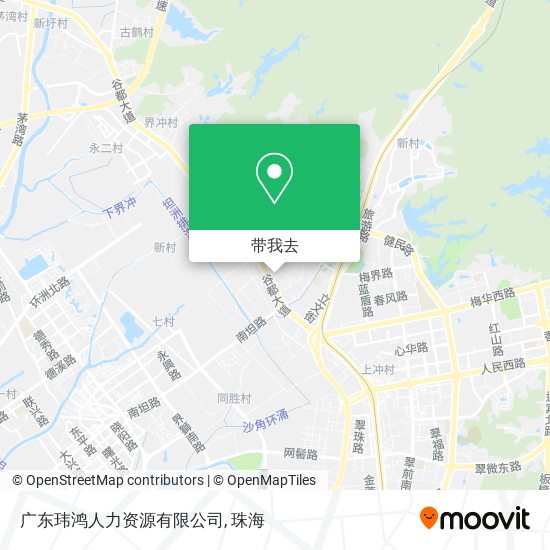 广东玮鸿人力资源有限公司地图