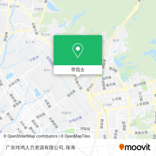 广东玮鸿人力资源有限公司地图