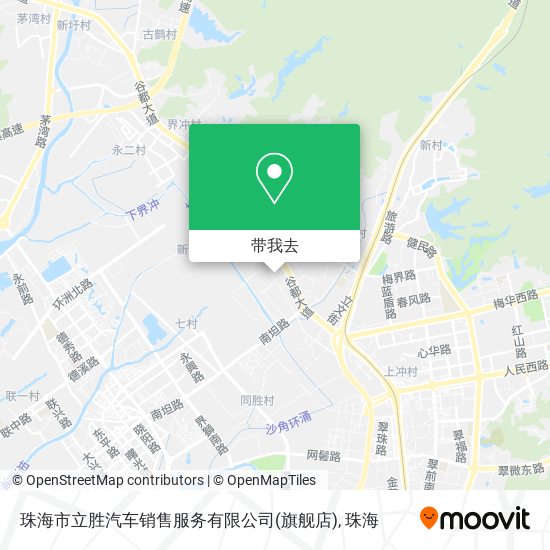 珠海市立胜汽车销售服务有限公司(旗舰店)地图