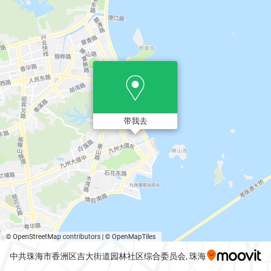 中共珠海市香洲区吉大街道园林社区综合委员会地图