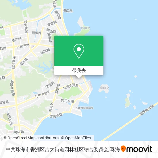 中共珠海市香洲区吉大街道园林社区综合委员会地图