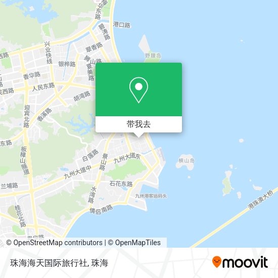 珠海海天国际旅行社地图