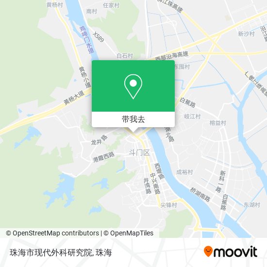 珠海市现代外科研究院地图