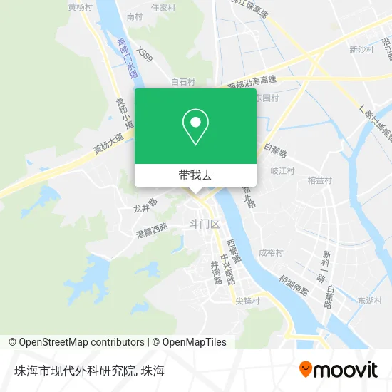 珠海市现代外科研究院地图