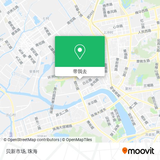 贝新市场地图
