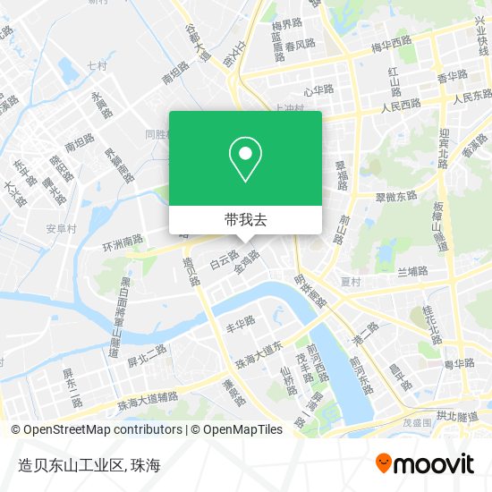 造贝东山工业区地图