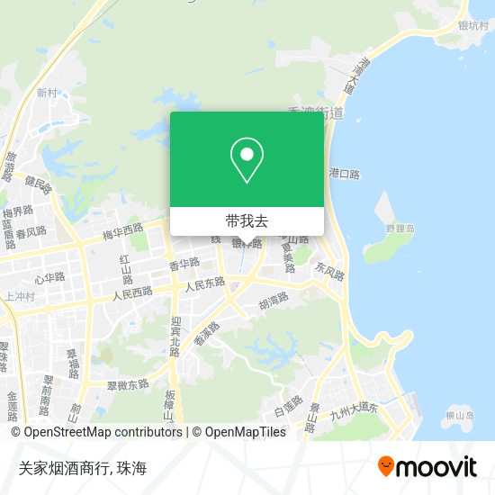 关家烟酒商行地图