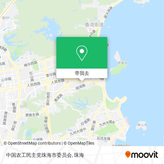 中国农工民主党珠海市委员会地图