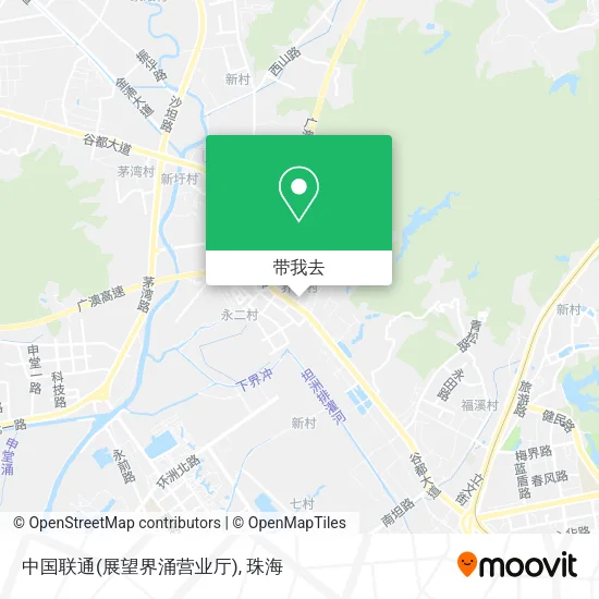 中国联通(展望界涌营业厅)地图