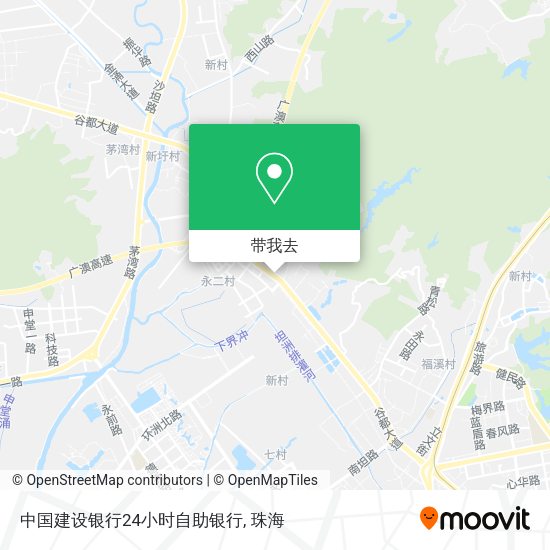 中国建设银行24小时自助银行地图