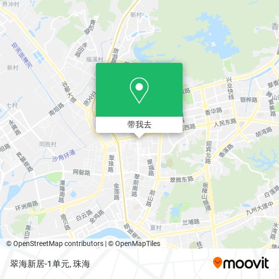 翠海新居-1单元地图