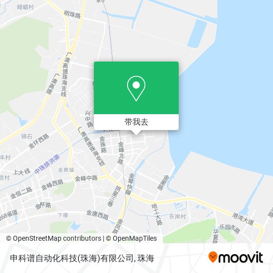 申科谱自动化科技(珠海)有限公司地图