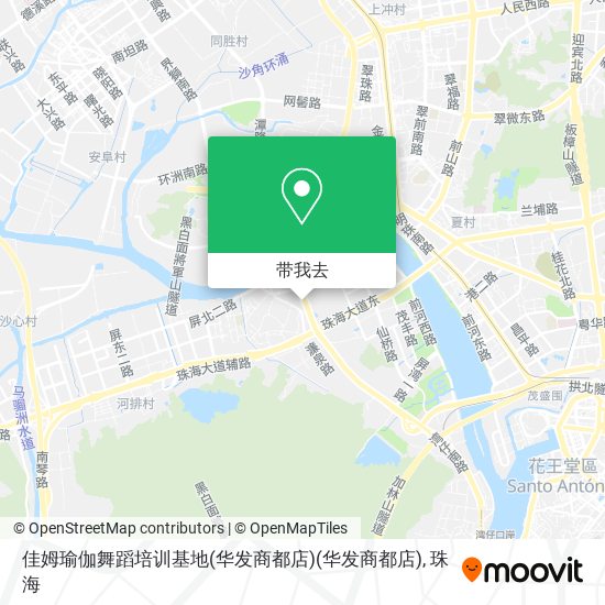 佳姆瑜伽舞蹈培训基地(华发商都店)(华发商都店)地图
