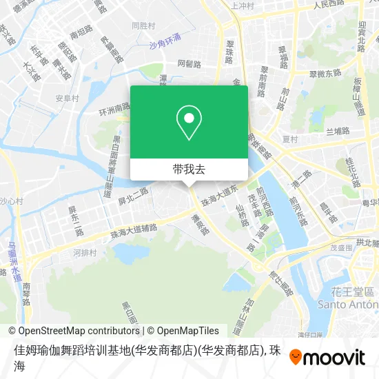佳姆瑜伽舞蹈培训基地(华发商都店)(华发商都店)地图