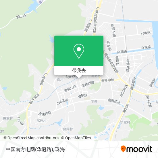 中国南方电网(华冠路)地图