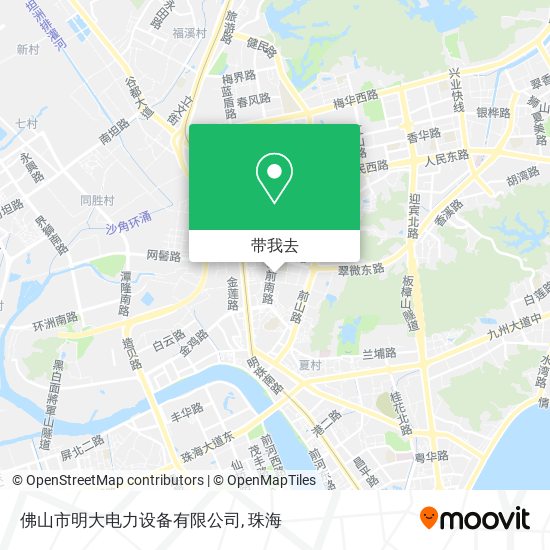 佛山市明大电力设备有限公司地图