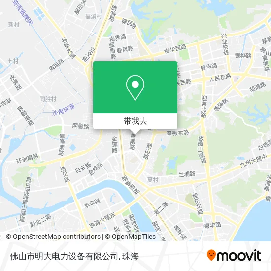 佛山市明大电力设备有限公司地图
