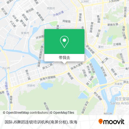 国际JS舞蹈连锁培训机构(南屏分校)地图