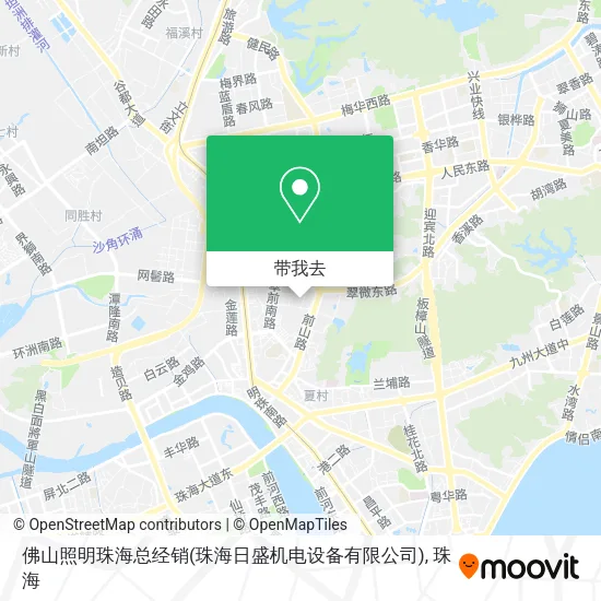 佛山照明珠海总经销(珠海日盛机电设备有限公司)地图