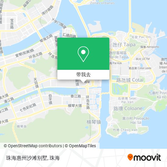 珠海惠州沙滩别墅地图