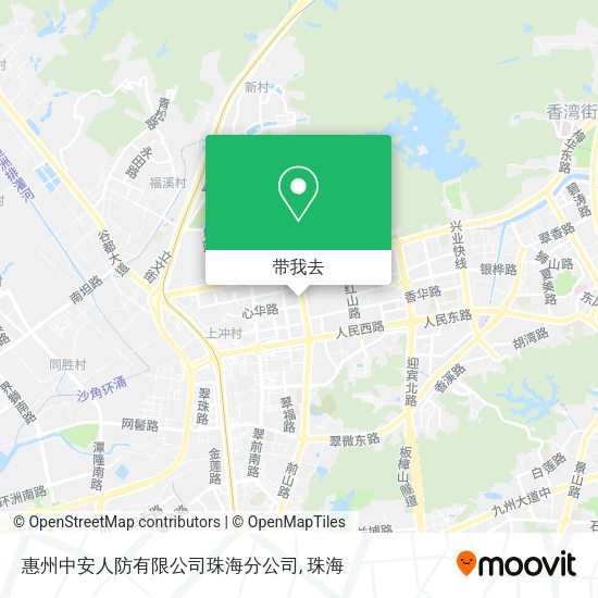 惠州中安人防有限公司珠海分公司地图