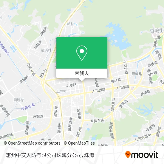 惠州中安人防有限公司珠海分公司地图
