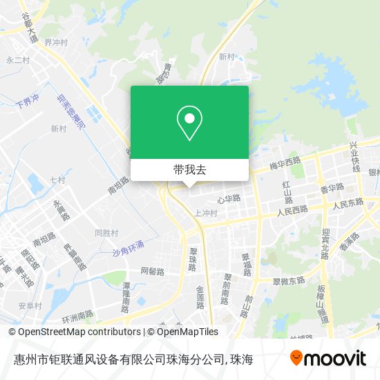 惠州市钜联通风设备有限公司珠海分公司地图