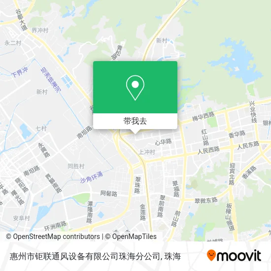 惠州市钜联通风设备有限公司珠海分公司地图