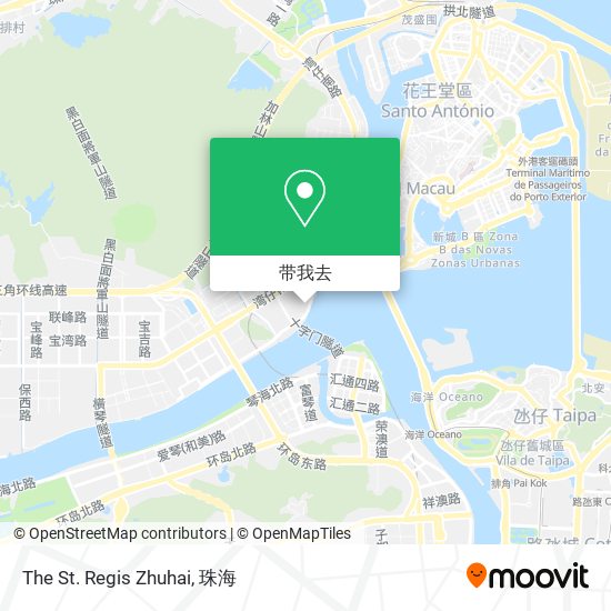 The St. Regis Zhuhai地图