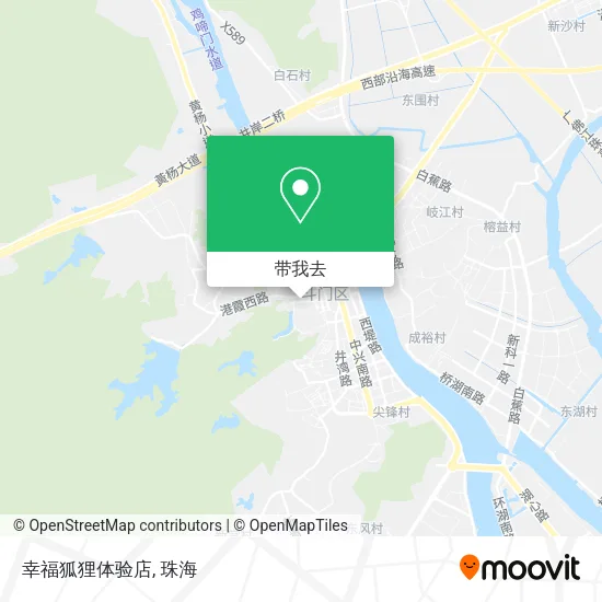 幸福狐狸体验店地图
