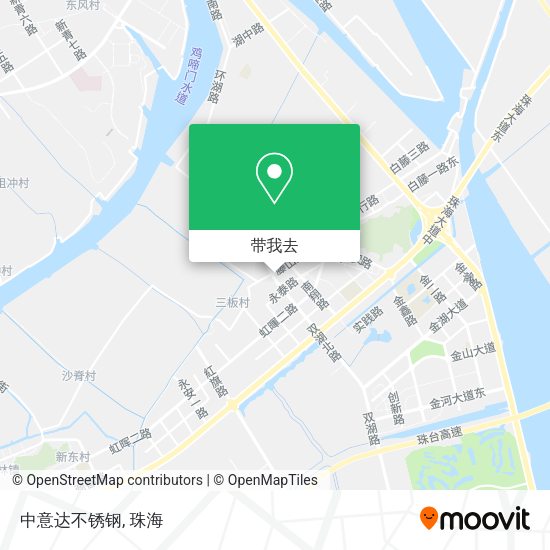 中意达不锈钢地图