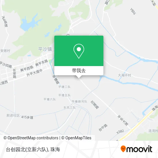 台创园北(立新六队)地图
