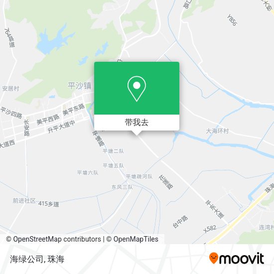 海绿公司地图