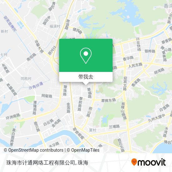 珠海市计通网络工程有限公司地图