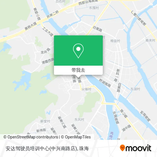 安达驾驶员培训中心(中兴南路店)地图
