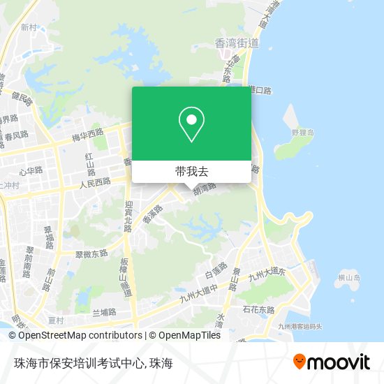 珠海市保安培训考试中心地图