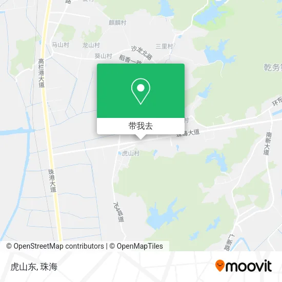 虎山东地图