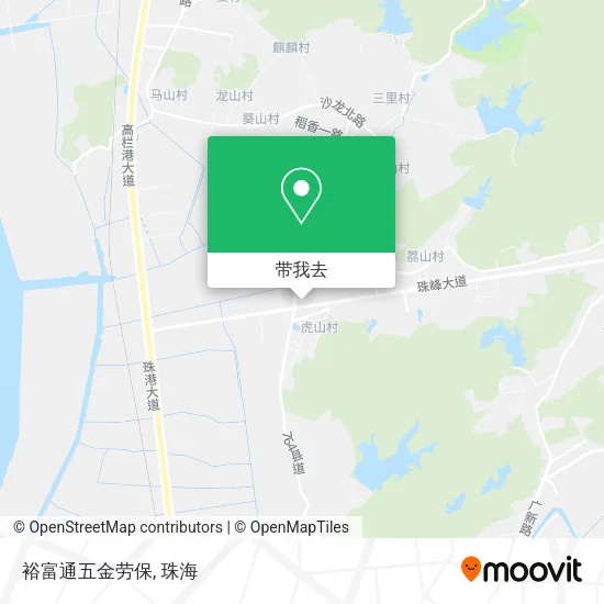 裕富通五金劳保地图