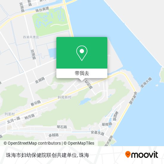 珠海市妇幼保健院联创共建单位地图