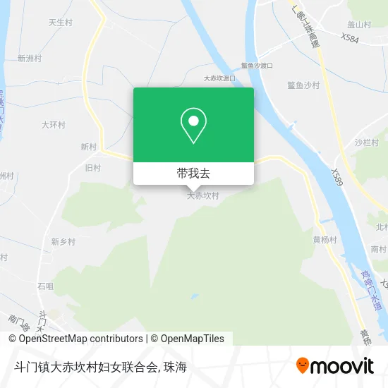 斗门镇大赤坎村妇女联合会地图