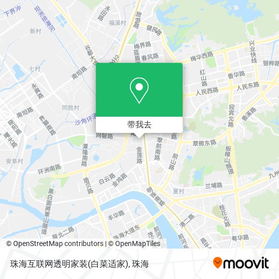 珠海互联网透明家装(白菜适家)地图