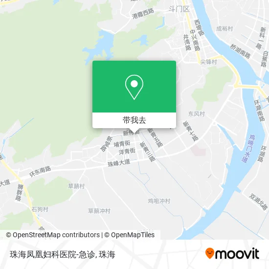 珠海凤凰妇科医院-急诊地图