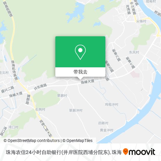 珠海农信24小时自助银行(井岸医院西埔分院东)地图