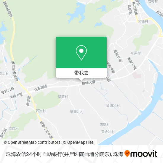 珠海农信24小时自助银行(井岸医院西埔分院东)地图