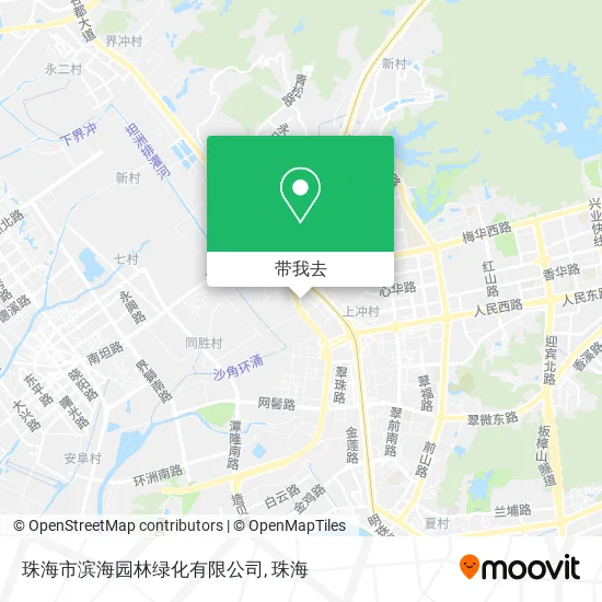 珠海市滨海园林绿化有限公司地图