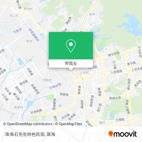 珠海石先生特色民宿地图